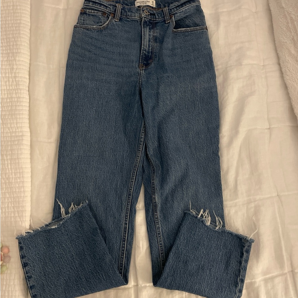 Straight leg jeans